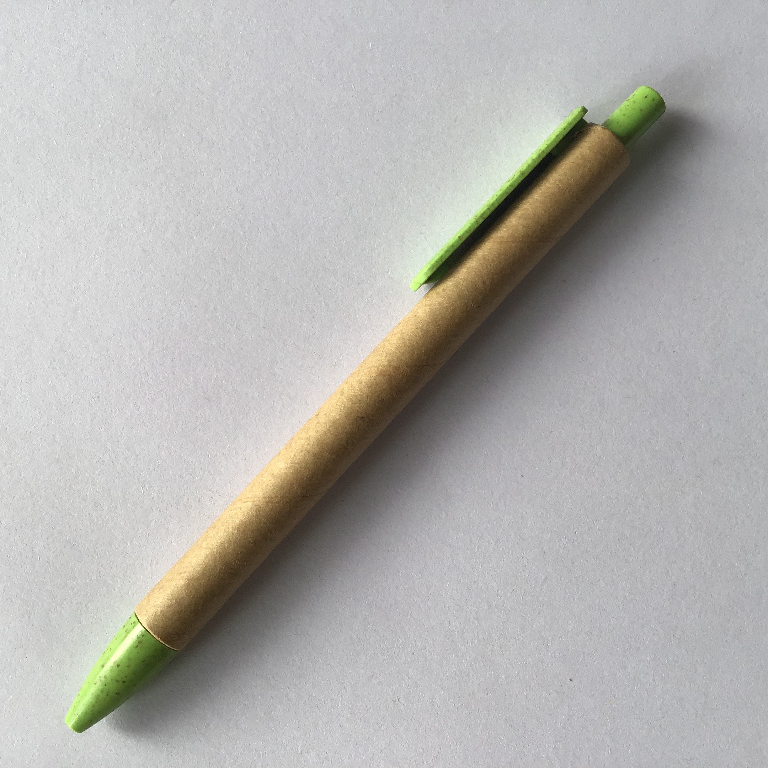 biodegradable pen made by paper and straw with printing LOGO