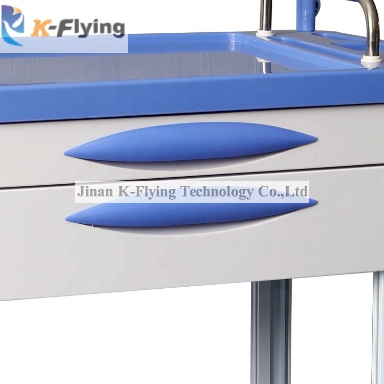 Medicine Delivery Plastic infusion Treatment Medical Trolley Cart