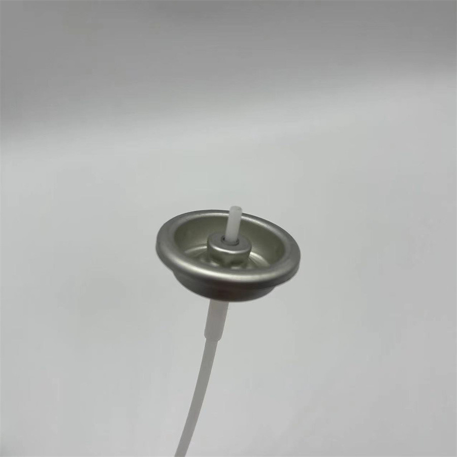 Button Actuator Silver Aluminum Spray Rate One Inch Air Freshener Metered Valve Actuator