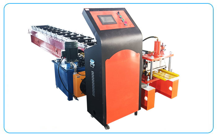 Self Lock Standing Seam Roof Sheet Roll Forming Machine With Hydraulic Cutting
