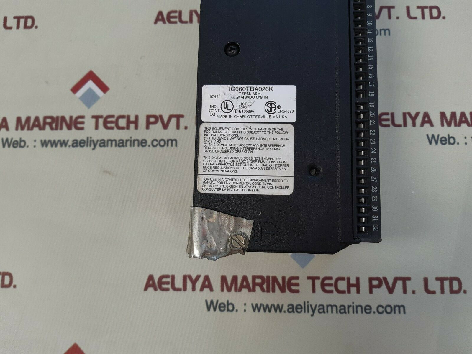 GE​ IC660BBA101 I/O MODULE GENIUS BLOCK 115 VAC / 125 VDC POWER