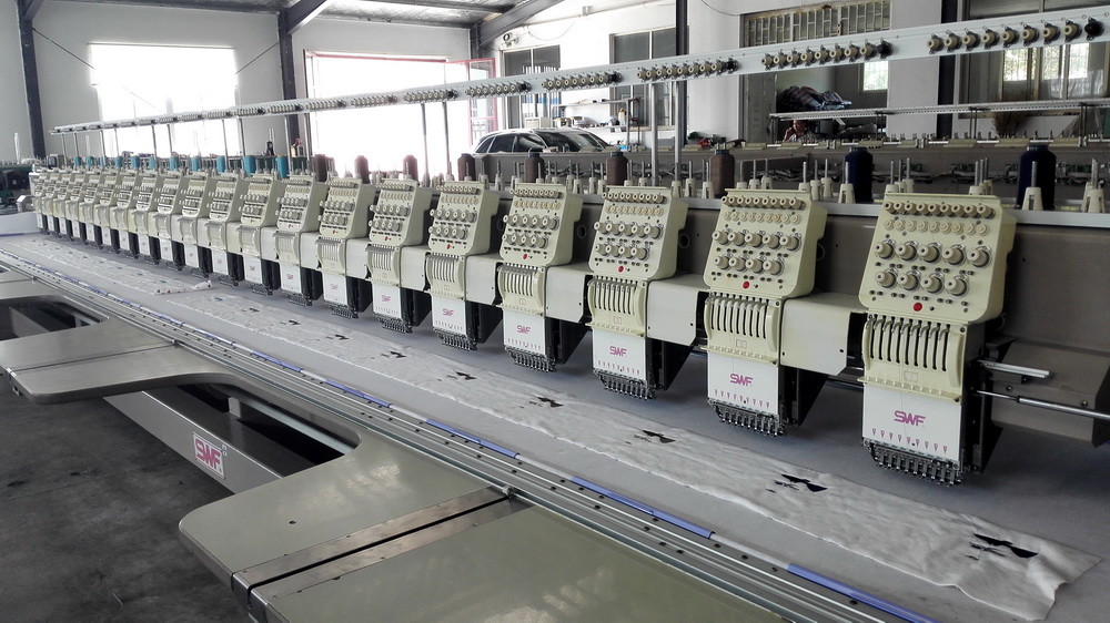 20 Head Used SWF Embroidery Machine Second Hand Embroidery Machines
