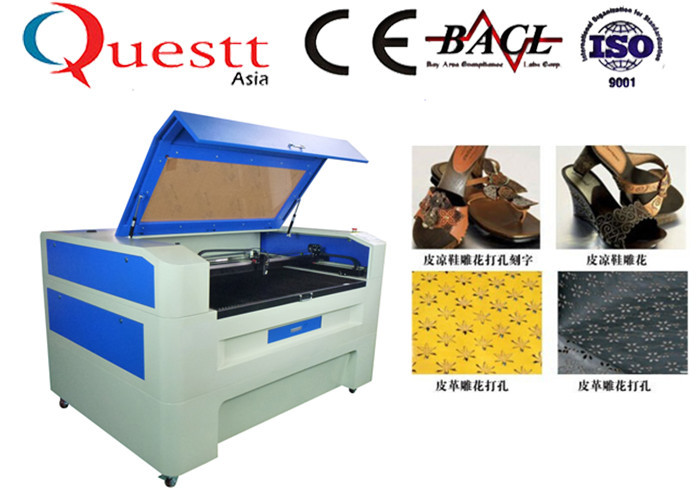 0.05mm Line Width CO2 Laser Engraving Machine 100W For Denim Leather Water Cooling