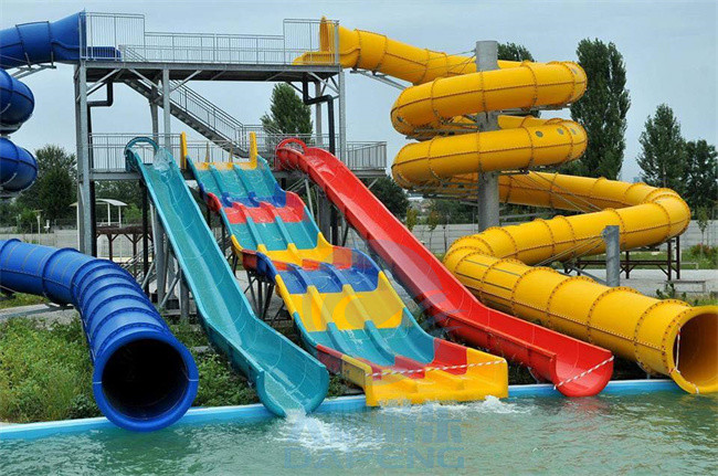 Water Park Aqualoop Water Slide Fiberglass Swimming Pool Adults Water Slide