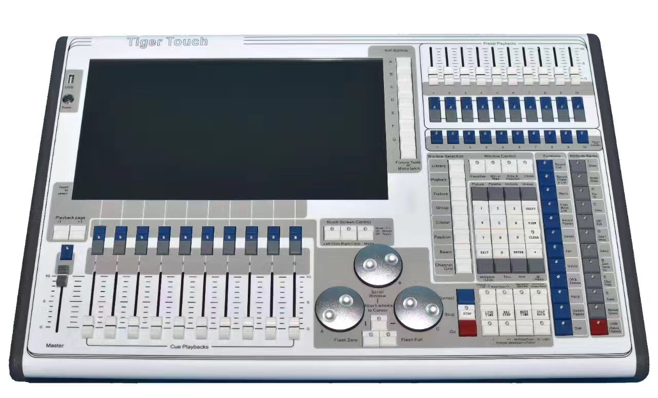 Tiger Console Touch TT DMX Console for Advanced Stage Lighting Control