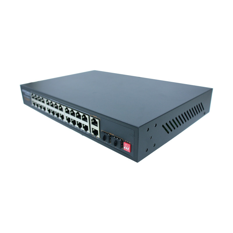 Unmanaged Intelligent Smart Poe Switch 24 Port IEEE802.3 IEEE802.3u IEEE802.3x