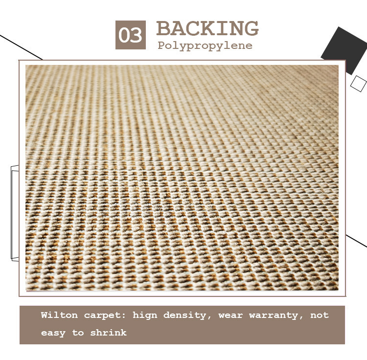 Original Nature Style Indoor Area Rug PP High Pile Height High Density