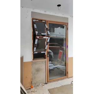 Companion Hearth Adjacent Folding Window Providing Supplemental Ventilation