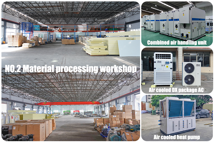 Fresh Air Hot Wheel Heat Recovery Air Handling Unit AHU For HVAC Ventilation System