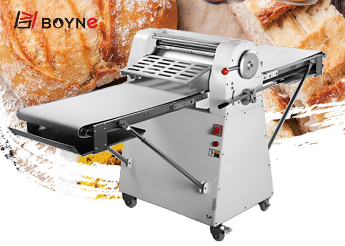 Restaurant Table Top vertical type of Bread Dough Rolling Machine 380v Tart Sheeter