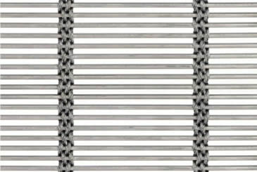 Heavy aluminum cable mesh with 4 cable ropes