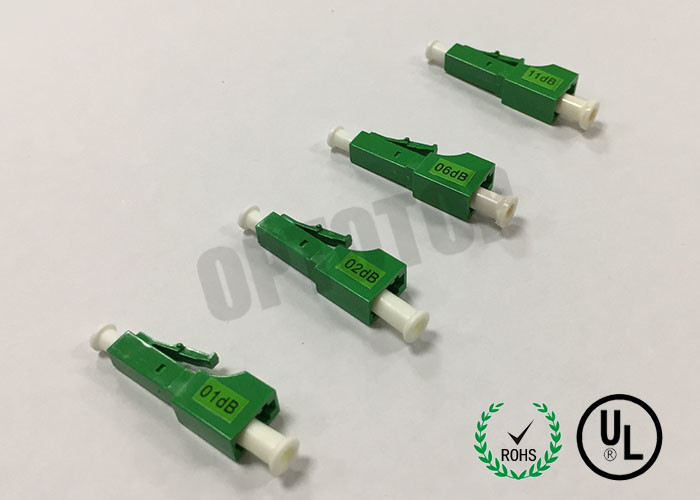 LC UPC or APC Polish Low PDL Fiber Optical Attenuator Low back refection , insertion loss