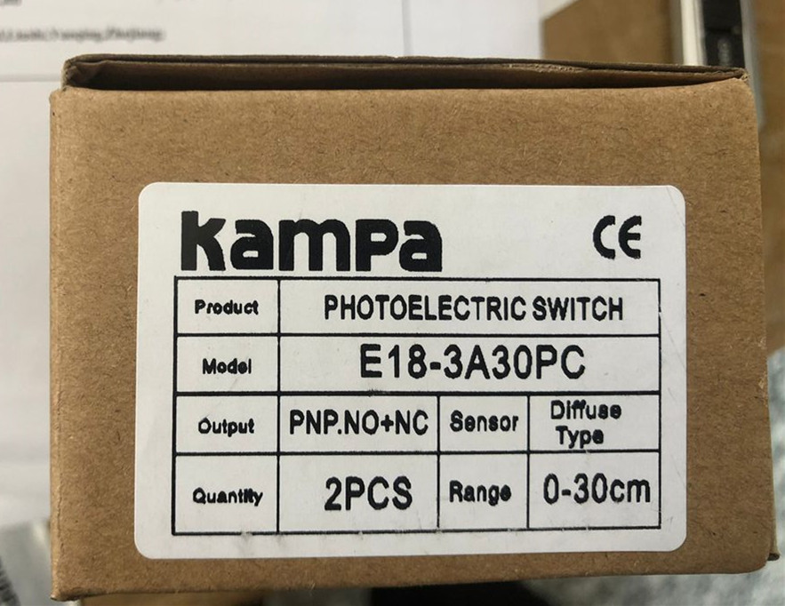 Photoelectric Switch Diffuse Type E3F-DS10B2 PNP NC Proximity Sensor M18 DC Photoelectric Sensor