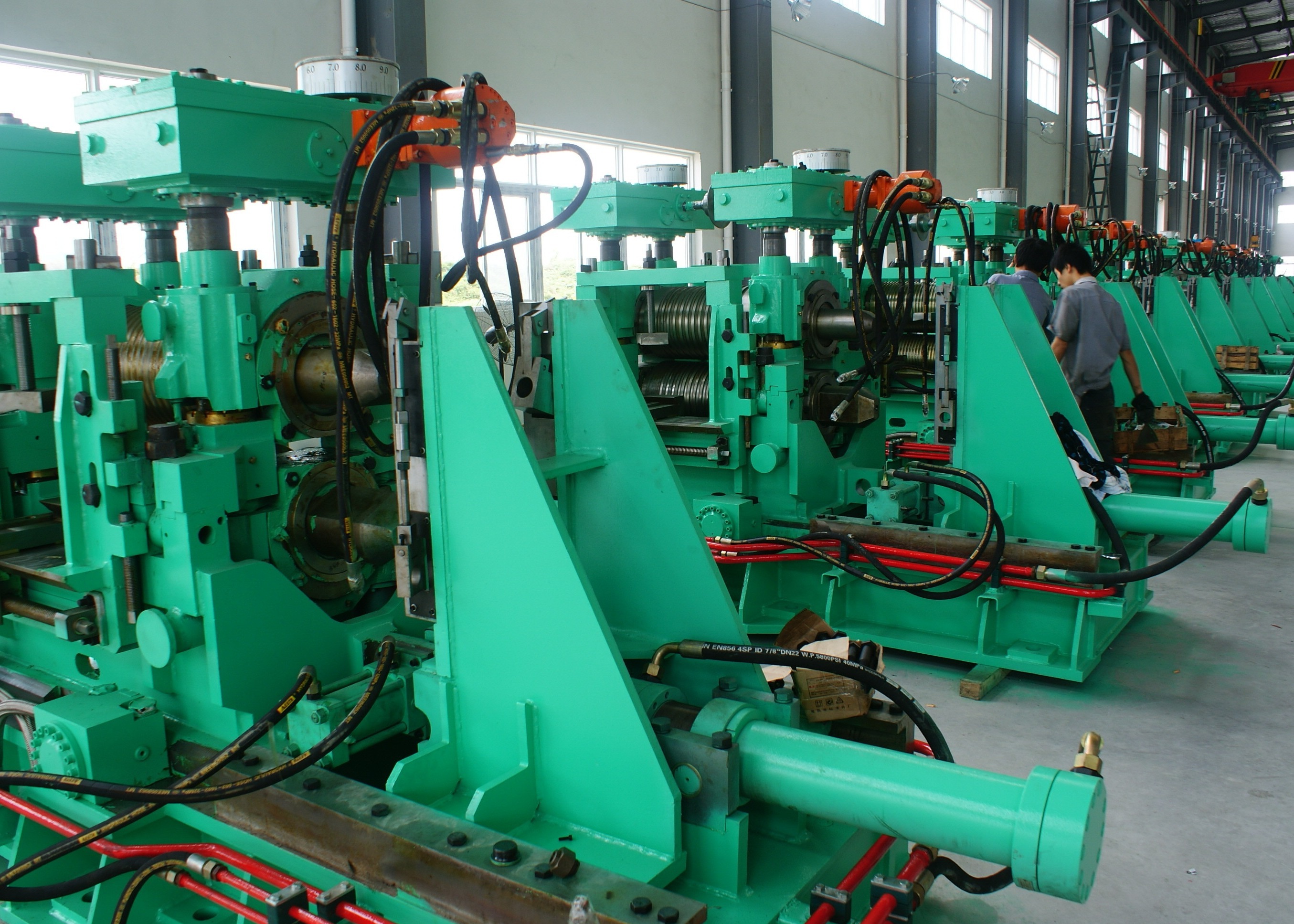 Short Stress Steel Rod Rebar Rolling Mill Machine
