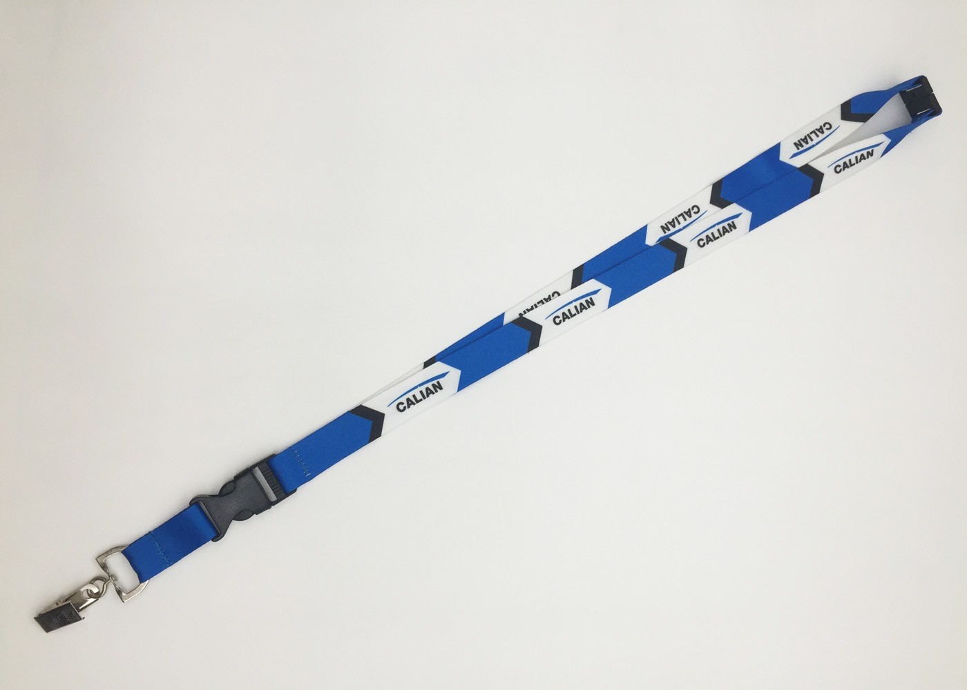 Custom sublimated polyester lanyards with different letters with lobster clips