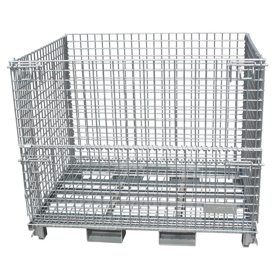 collapsible wire mesh containers