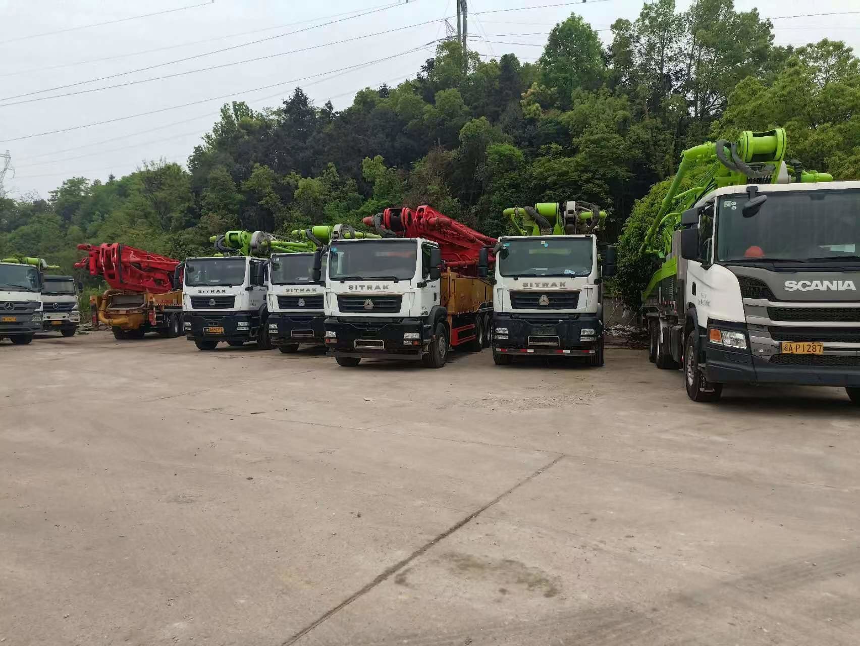 2022 Sany Second Hand Concrete Pump Truck Robust Outrigger Anti Vibration