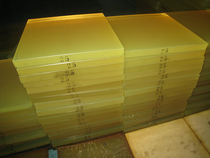 Colorful Polyurethane Sheet / Smooth PU Sheet 35-155KN/M Good Machining