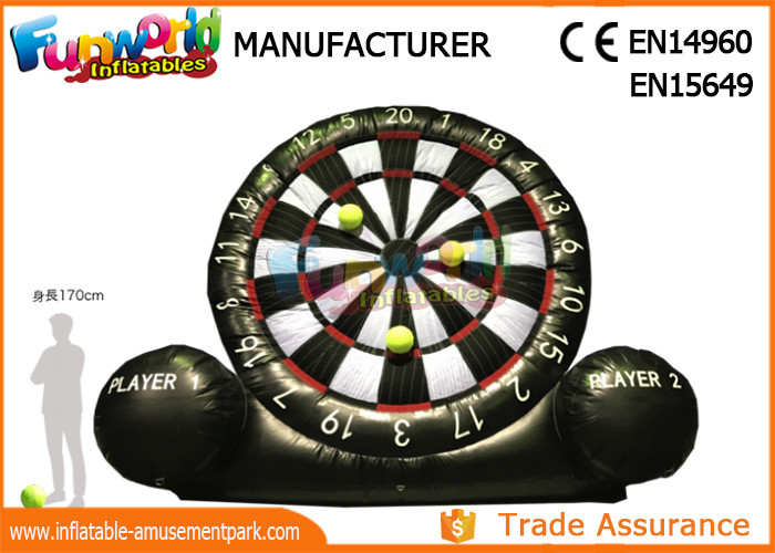 2.5m High Inflatable Sports Games Dart Board Throwing Line 1 Year Warranty