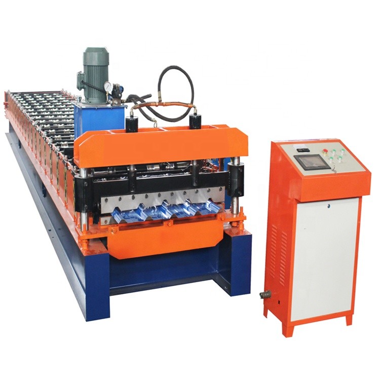 High Speed Double Layer Ibr Corrugated Roof Tile Roll Forming Machine With 75mm Shaft Diameter