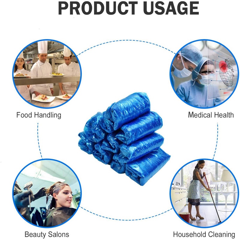 PE / CPE Disposable Arm Sleeves Machine Made Disposable Sleeve Protectors
