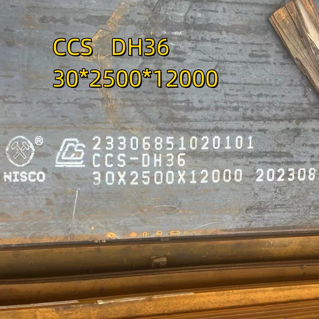 AH36 Steel Plate10mm Thk 2.4m*1.2m Material to Be Blasted and Primed With Weldable Primer