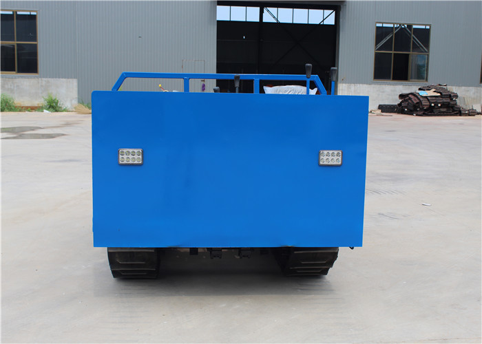 Blue Hydraulic Mini Track Transporter Diesel Tracked Vehicle Max Loading 2.0 Tons