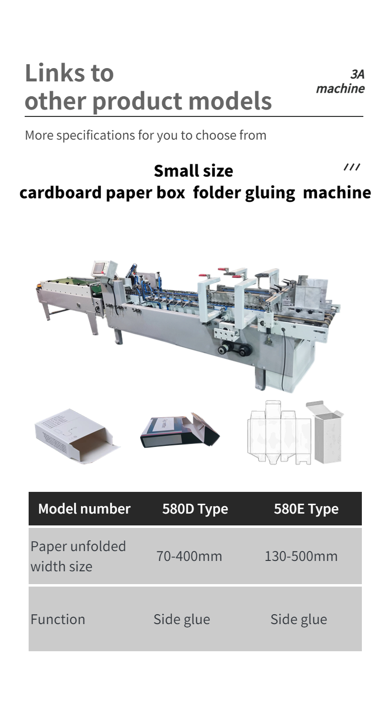CQT 900YG-2 Pre-Folded Bottom Lock Corrugated Cardboard Box Making Machine Folder Gluer