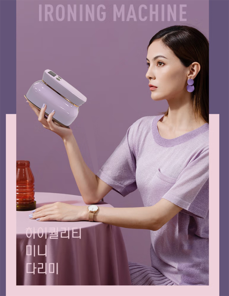 Auto-shut off 10 minutes 2 in 1 Mini Steam Hanging Ironing Machine for Home and Travel
