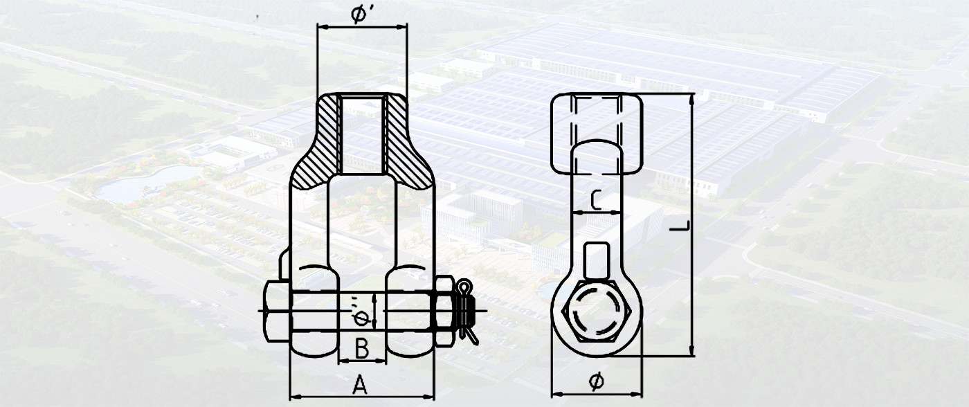 SLR882 UTYPE FORGED HOIST RING