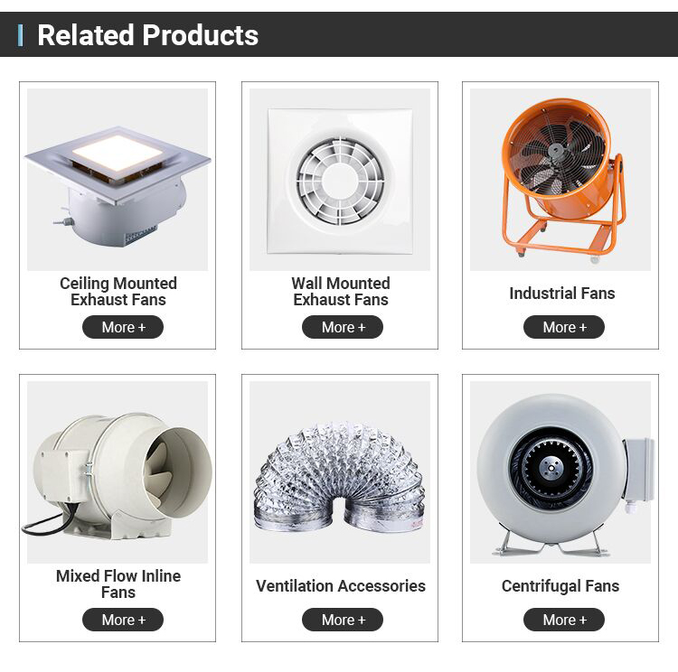 Plastic Blade Warehouse Kitchen Exhaust Fan with 3 Years Mechanical Life in Australia