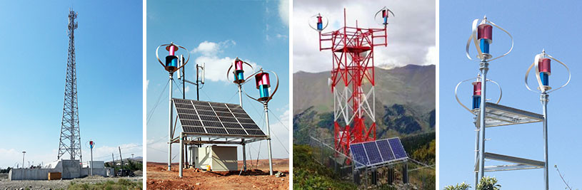 Vertical axis wind turbine generator 1500W