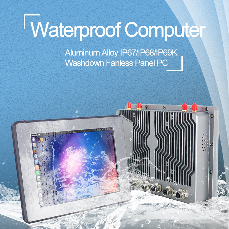Customized 8.4" 5 Wire Resistive Touch Screen Pc For Vehicle