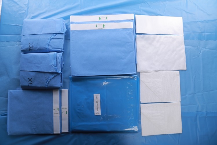 OEM Surgical Drape Pack SMS Disposable Drapes For Patients