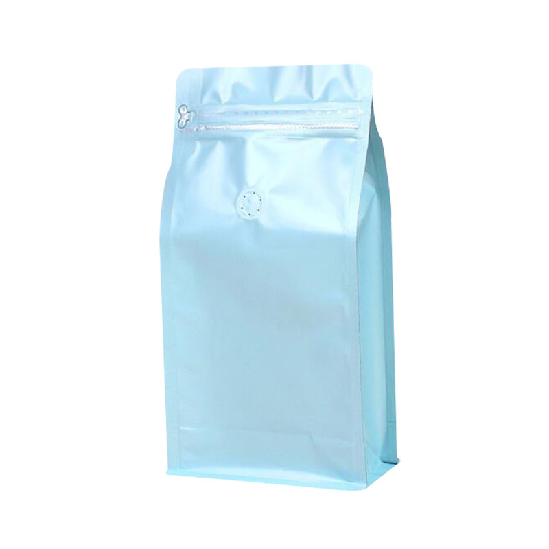 YC Flat Bottom Side Gusset 100g 12 Oz Coffee Bags With Valve