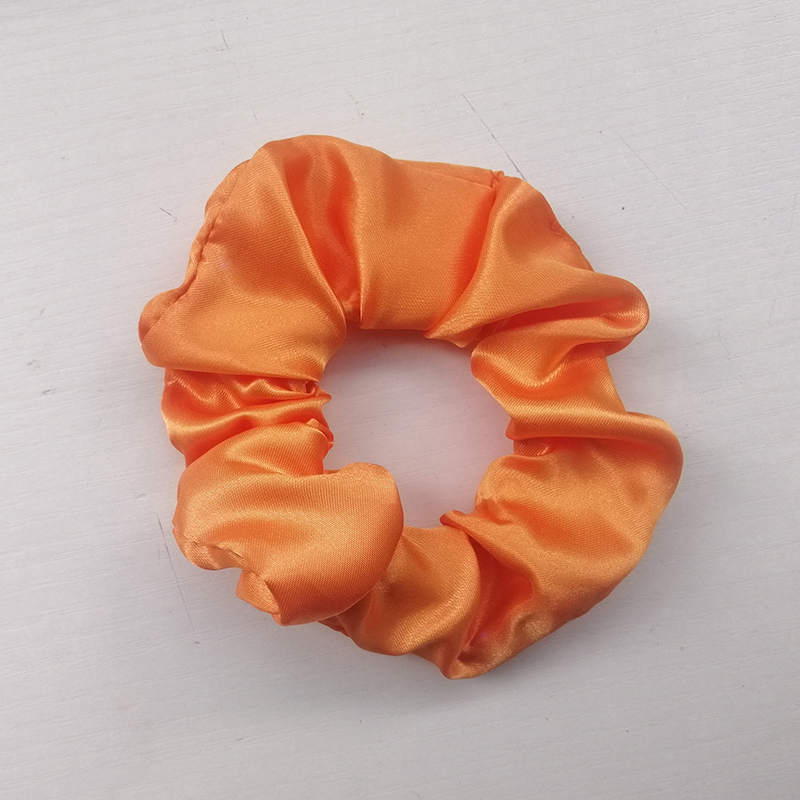 Durable Brown Stretchy Hair Ties Pack Ring Girls LED Luminous Satin Colorful Party 11cm