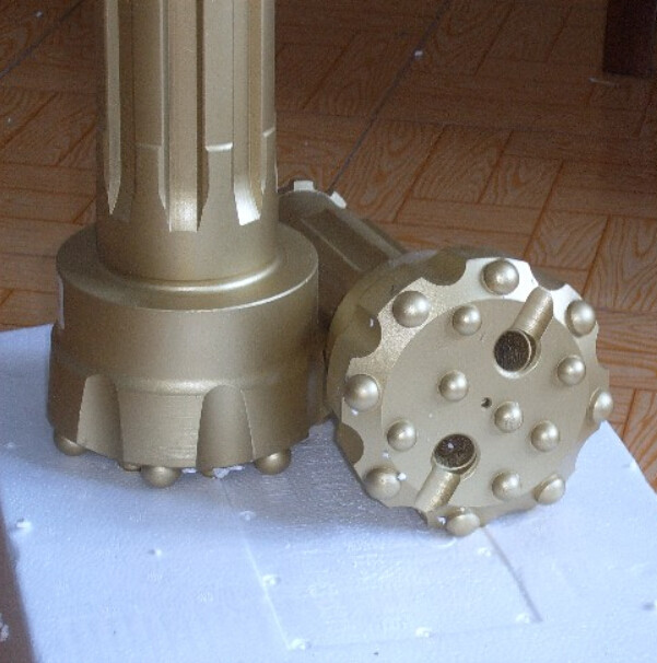Water Well DTH Drilling Tools , QL80 M80 DTH Bit and Down Hole Hammer Drill