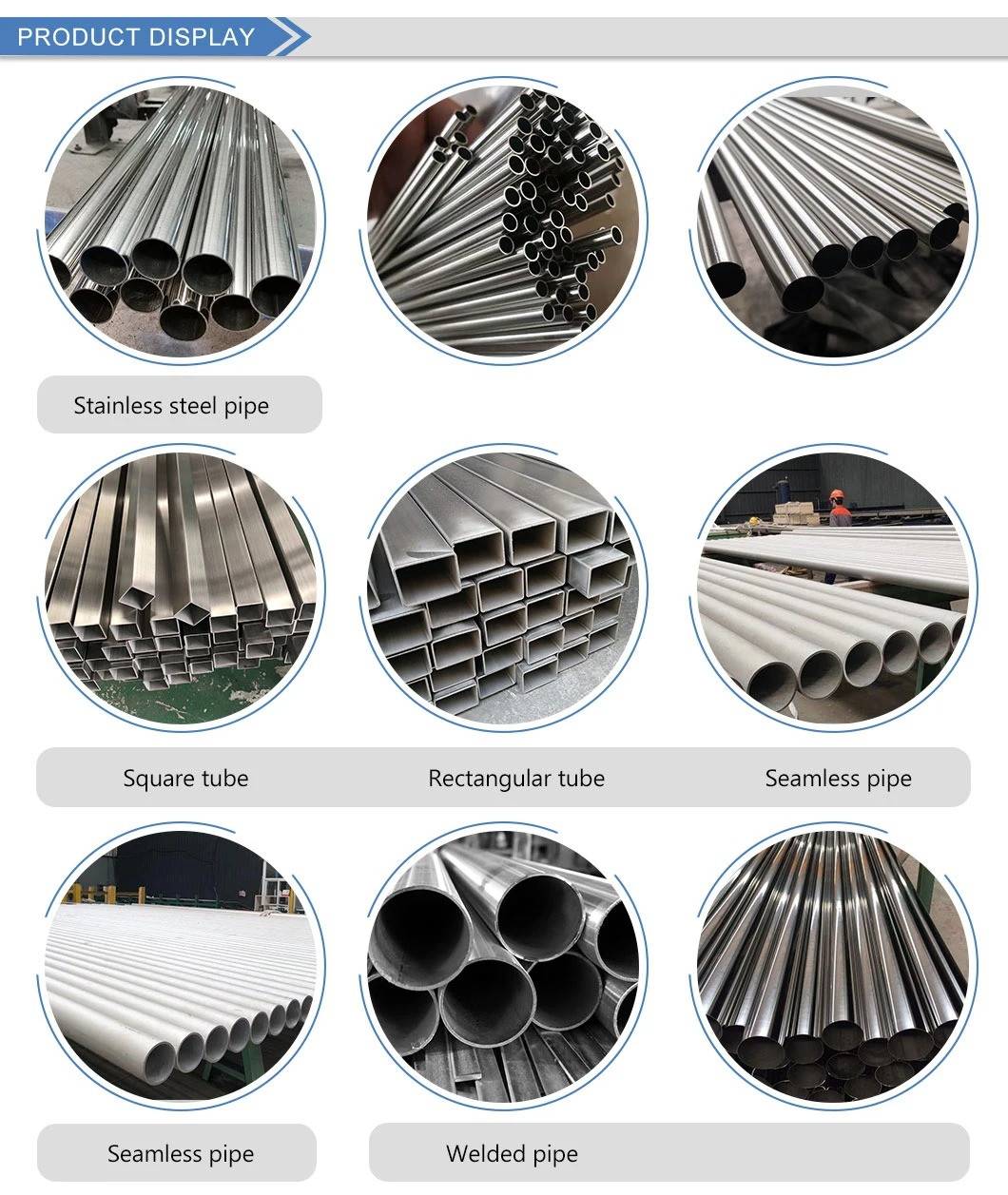 ASTM Seamless Stainless Steel Pipe A312 304 SUS 409 42mm