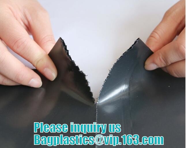 PE packing bag for Asbestos fibers, large size thicker LDPE asbestos remove bags, Large Asbestos Waste Removal Bags, pac