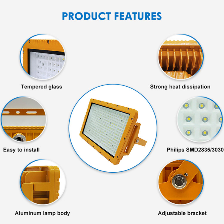Easy Install Workshop Explosion Proof Lamp IP66 50 50w 100w 150w 200w
