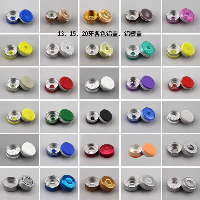 10ml Bottles And Lids 20mm , Plastic Lid Custom Engraved logo Of 10ml Glass Vials 1