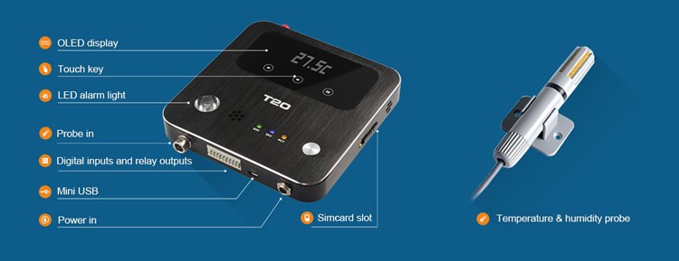 <h1>Hot 3G Gps Gsm Sms Gprs Wifi Temperature Humidity Alarm Sensor Controller Data Logger</h1>