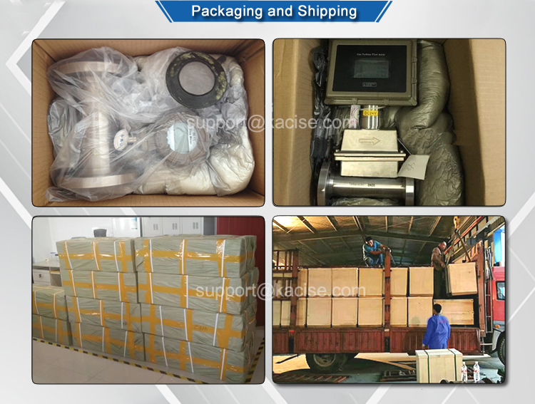24VDC / Battery Turbine Type Gas Air Flowmeter With Pressure