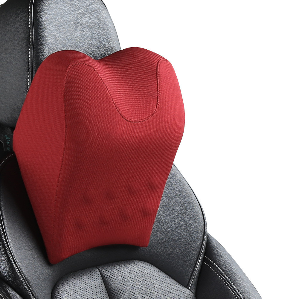 ODM Lumbar Support Pillow For Car , 50degrees Car Headrest Neck Support