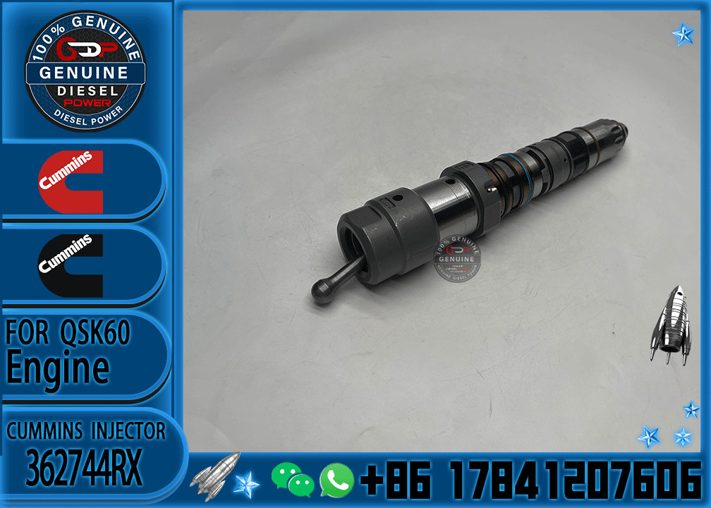 Common Rail Fuel Injector 4902828 4326640 362744RX 4088427 For Cummins Q23 Q60 Engine Injector