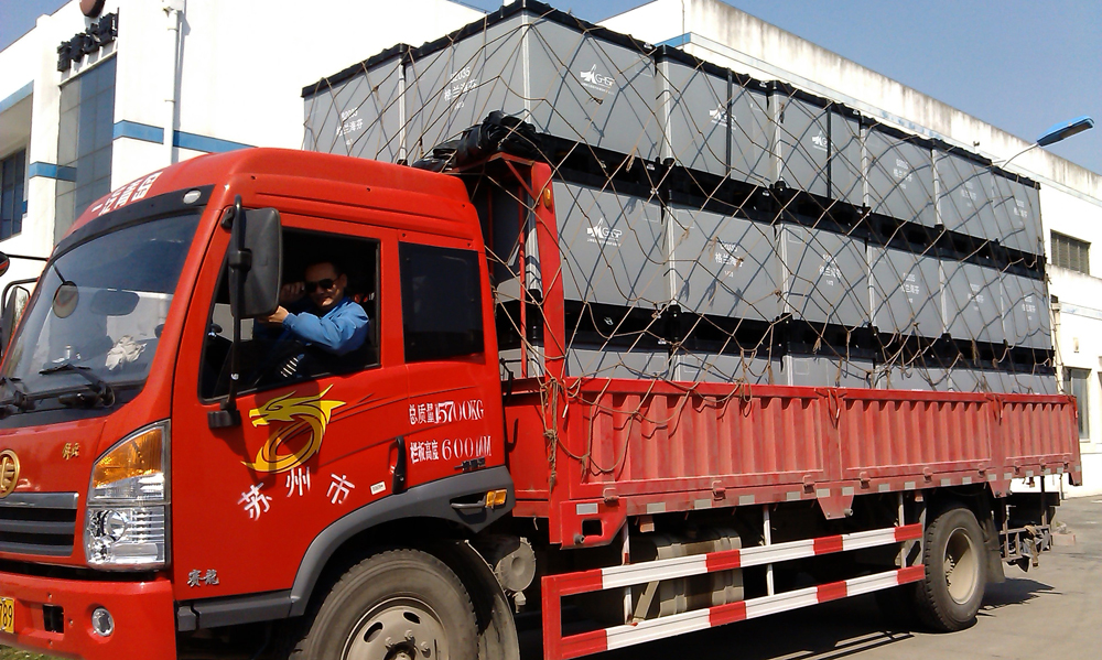 Solid Heavy Duty Plastic Pallet Sleeve Pack Box With Lid Single Faced Design Structure