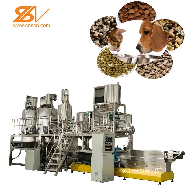 Industrial Pet Food Extruder Machine , Pet Food Processing Equipment