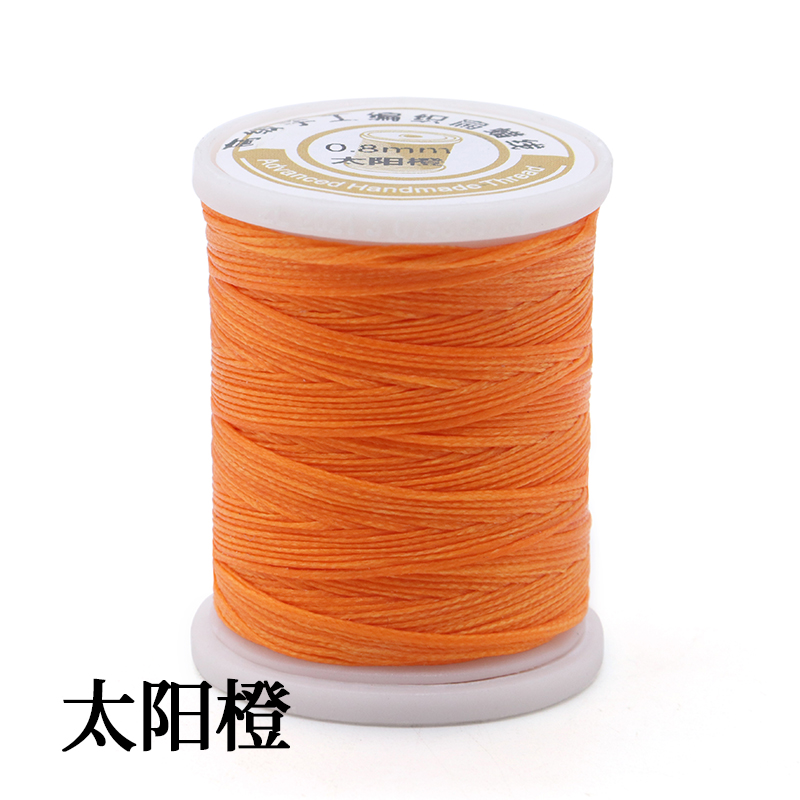 Purse Leather Sewing Waxed Thread-Practical Long Stitching Thread For Leather Craft DIY 0.8mm wax thread