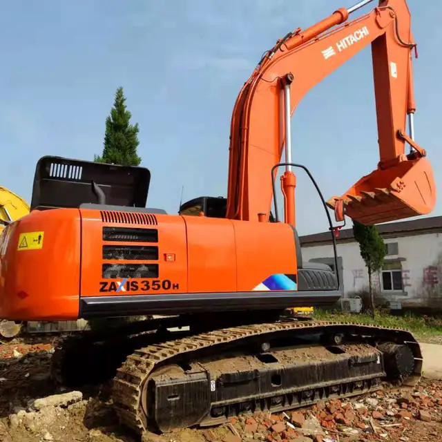Used Hitachi Excavator 350-5g For Road Construction, Hydraulic Excavator