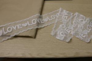 China white Guipure Lace Trim By The Yard Wave Shaped Tulle Lace double edged 7.5CM on sale